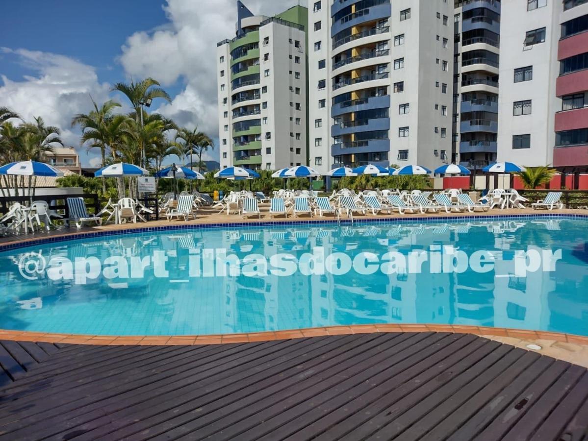 Apto Cond Ilhas Do Caribe - Pr - Beira Mar Matinhos Exterior foto