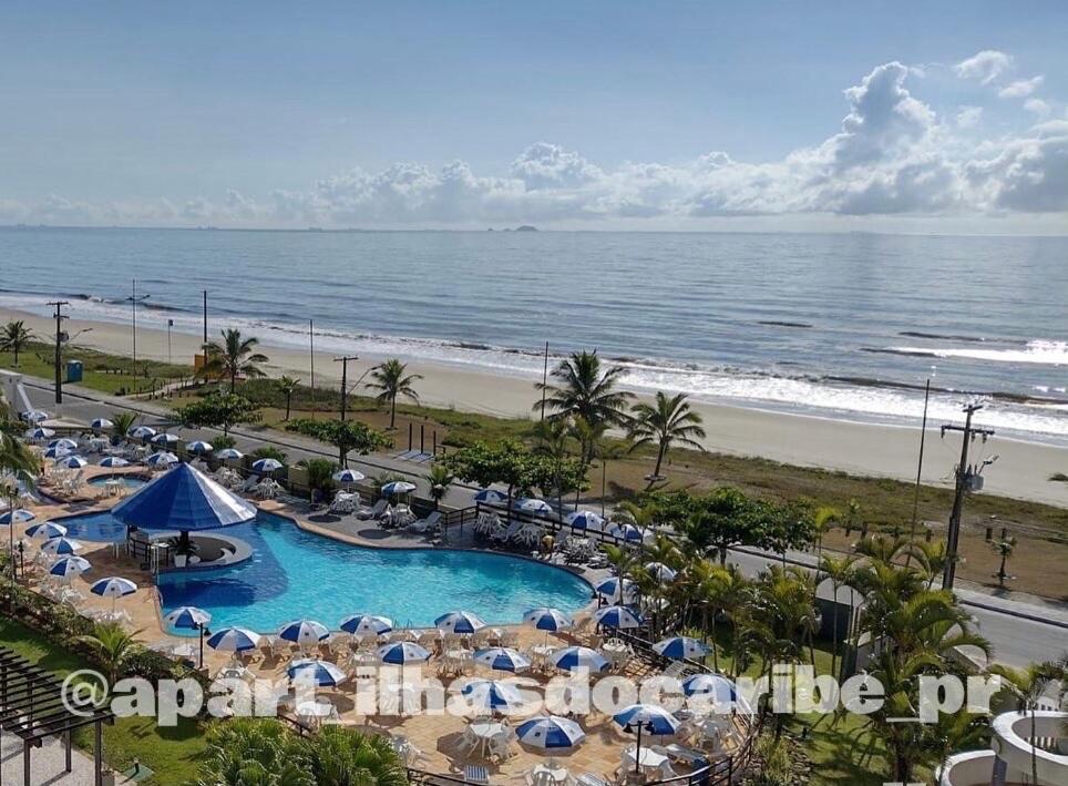 Apto Cond Ilhas Do Caribe - Pr - Beira Mar Matinhos Exterior foto