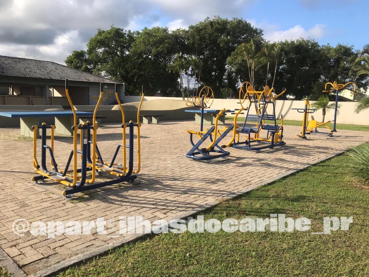 Apto Cond Ilhas Do Caribe - Pr - Beira Mar Matinhos Exterior foto