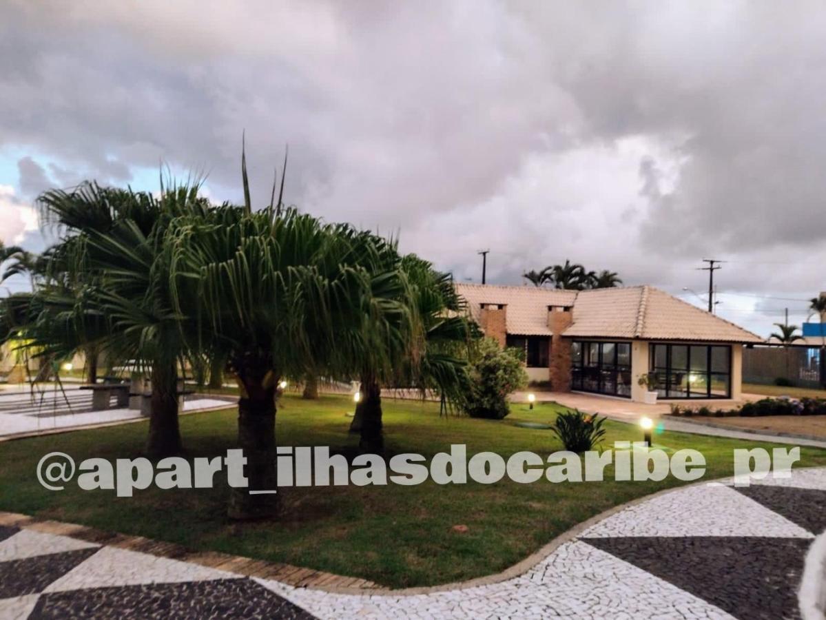 Apto Cond Ilhas Do Caribe - Pr - Beira Mar Matinhos Exterior foto