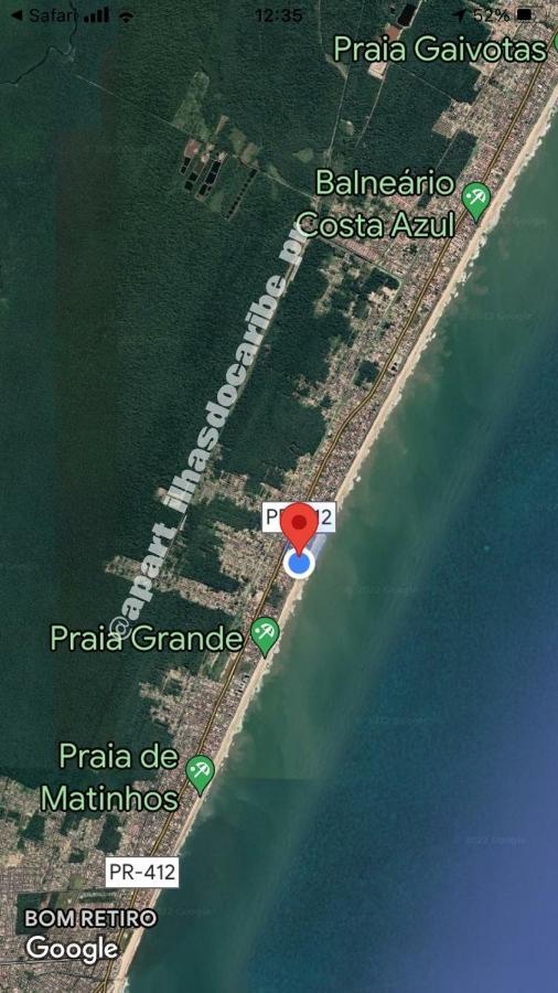Apto Cond Ilhas Do Caribe - Pr - Beira Mar Matinhos Exterior foto