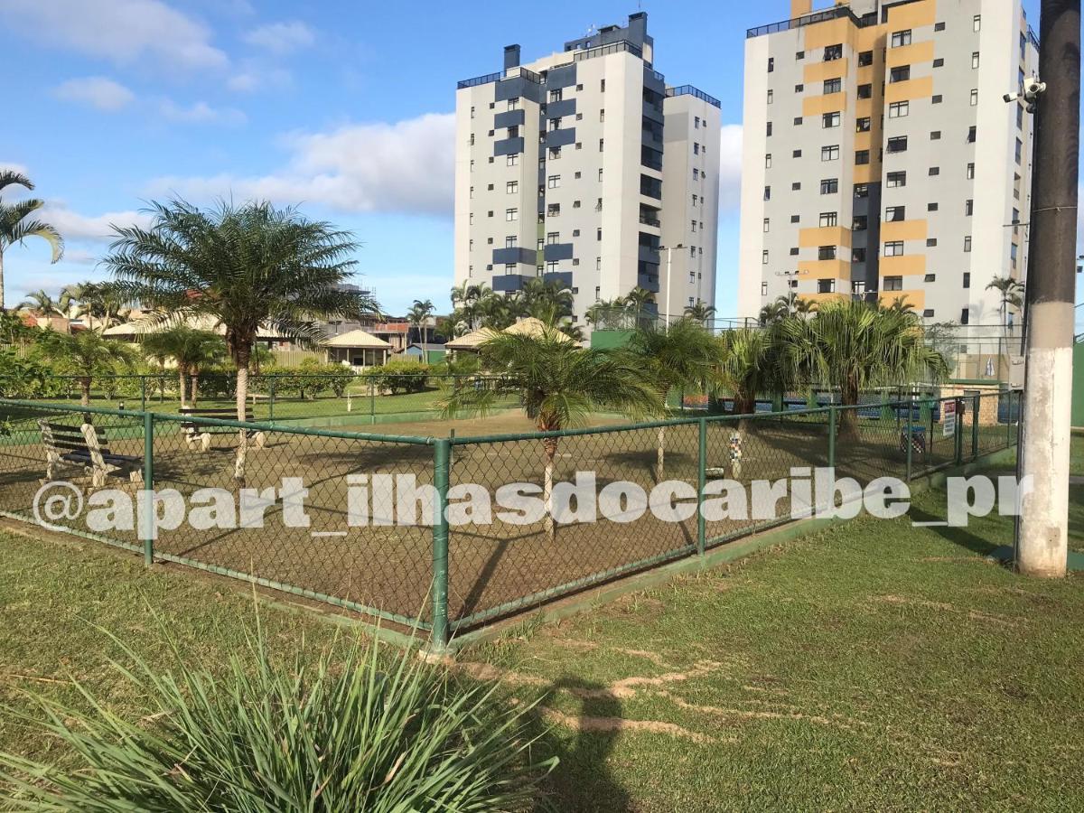 Apto Cond Ilhas Do Caribe - Pr - Beira Mar Matinhos Exterior foto
