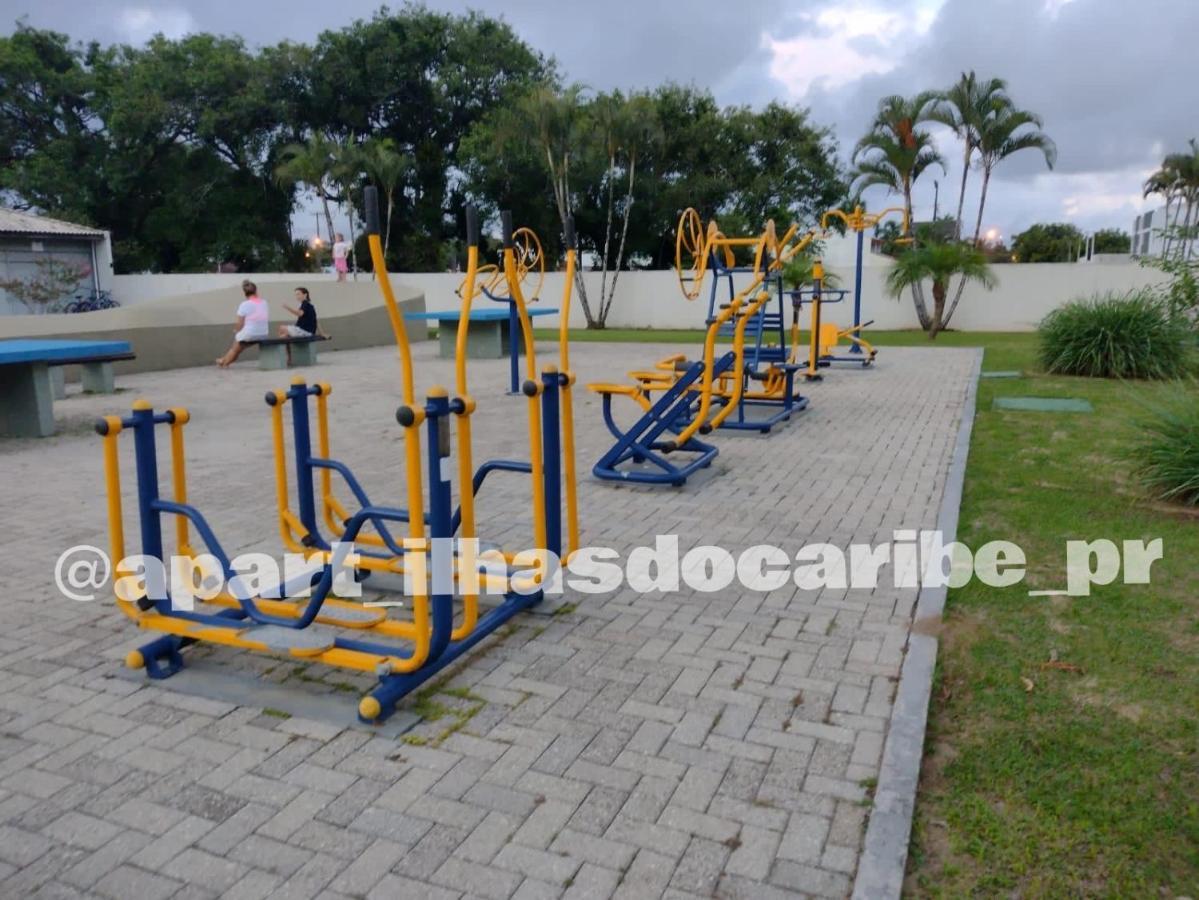 Apto Cond Ilhas Do Caribe - Pr - Beira Mar Matinhos Exterior foto