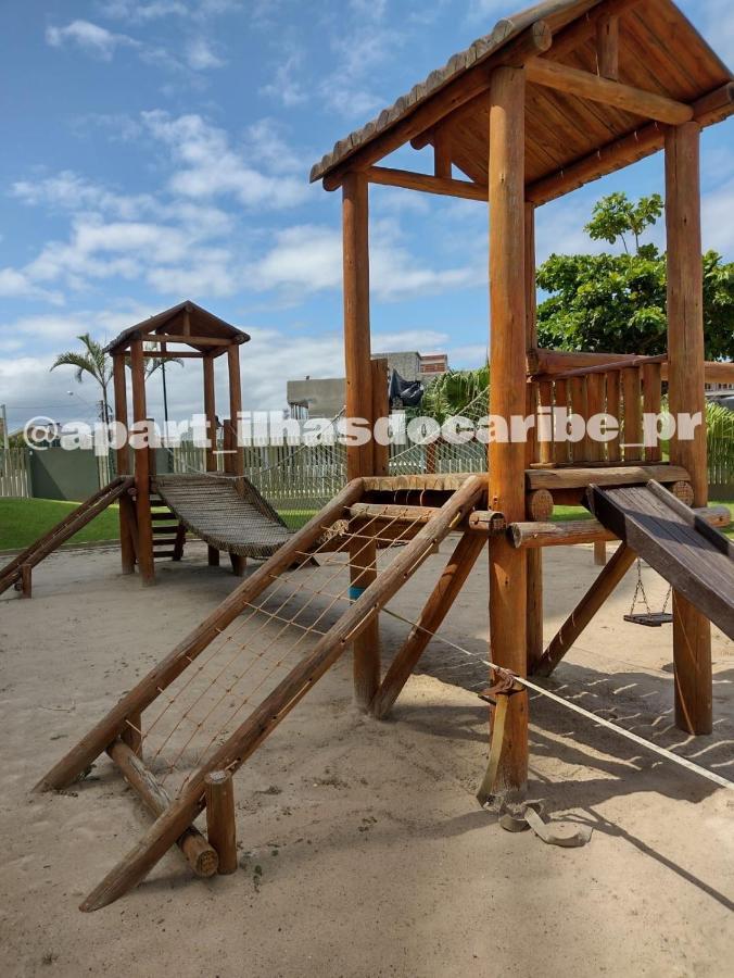 Apto Cond Ilhas Do Caribe - Pr - Beira Mar Matinhos Exterior foto